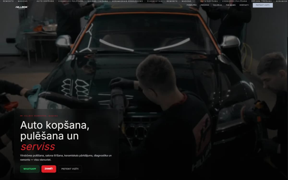 Auto Detailing Workshop