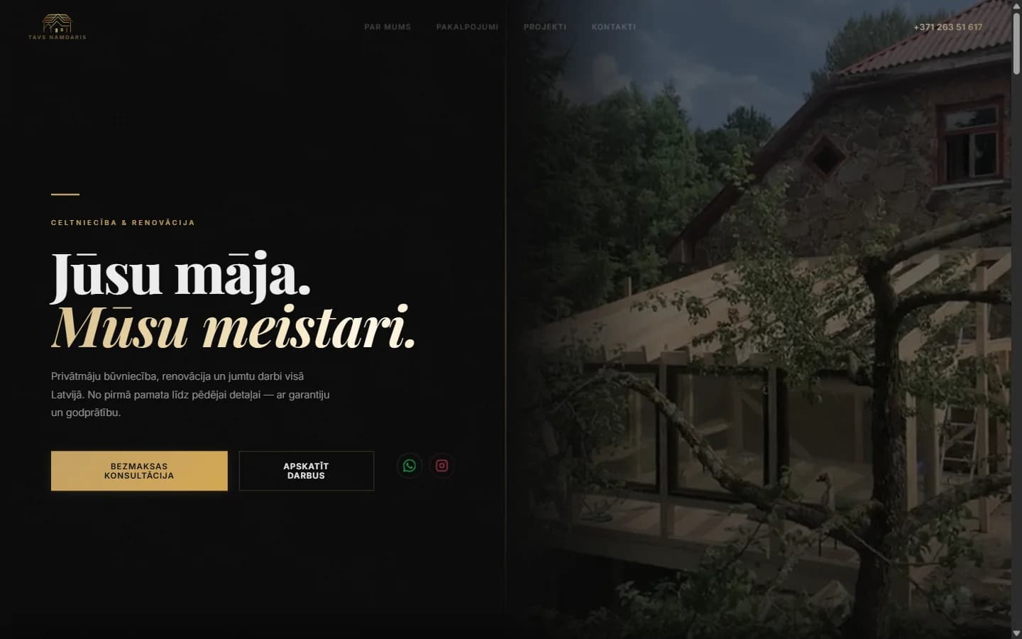 Modern website built by ECET Studios